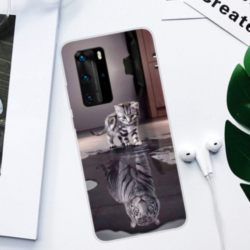 Handyhülle Für Huawei P40 Pro Ernst Der Tiger