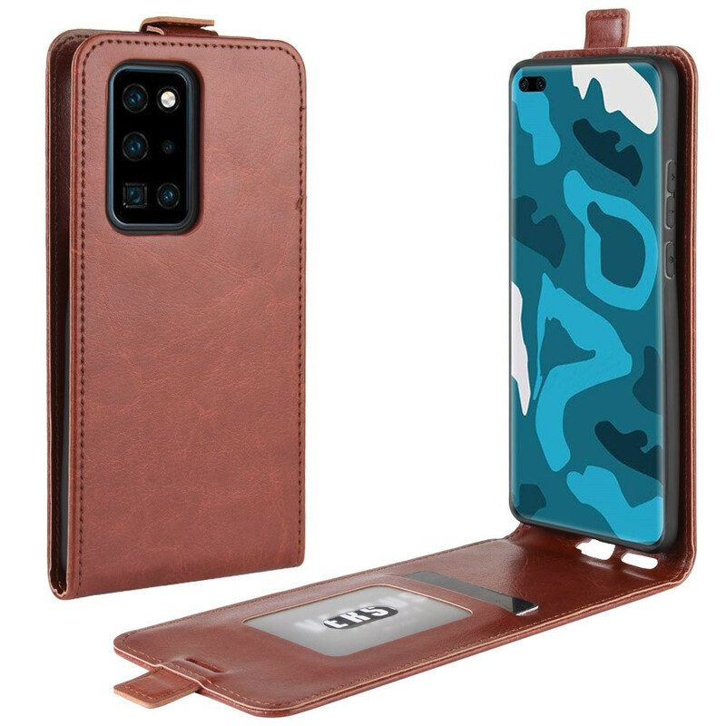 Lederhüllen Für Huawei P40 Pro Flip Case Faltbar