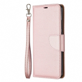 Lederhüllen Für Huawei P40 Pro Flip Case Lychee Rabat Oblique