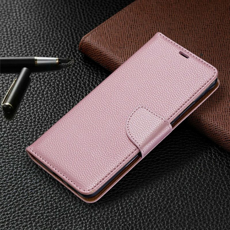 Lederhüllen Für Huawei P40 Pro Flip Case Lychee Rabat Oblique