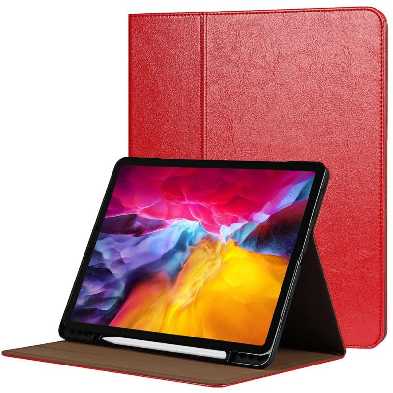 Case Für iPad Pro 12.9" (2021) Echtes Leder