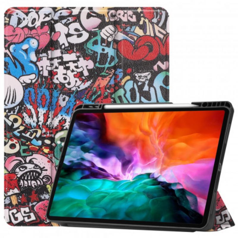 Schutzhülle Für iPad Pro 12.9" (2021) Graffiti-stifthalter