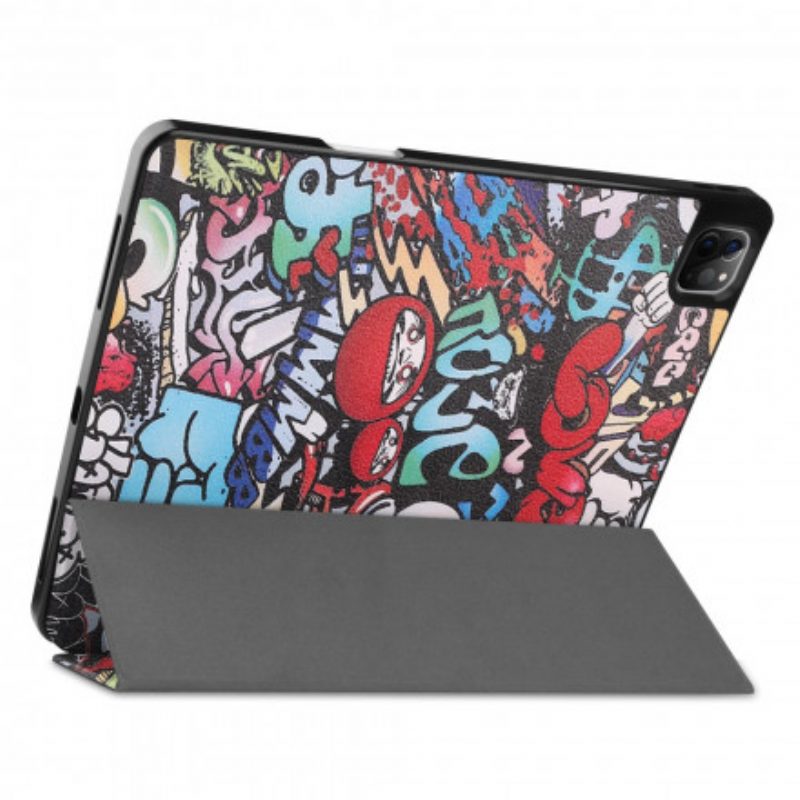 Schutzhülle Für iPad Pro 12.9" (2021) Graffiti-stifthalter