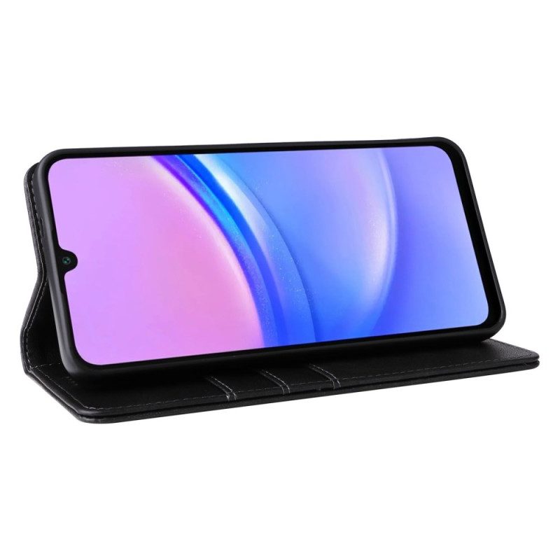 Flip Case Für Samsung Galaxy A16 5g Ledereffekt