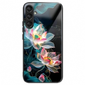 Hülle Samsung Galaxy A16 5g Blumen Aus Gehärtetem Glas