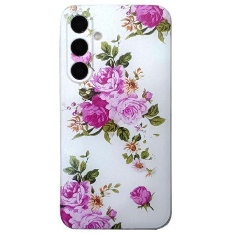 Hülle Samsung Galaxy A16 5g Handyhülle Elegantes Blumenmuster