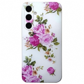 Hülle Samsung Galaxy A16 5g Handyhülle Elegantes Blumenmuster