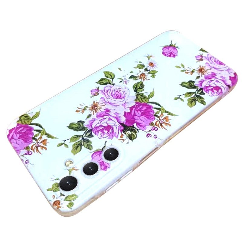 Hülle Samsung Galaxy A16 5g Handyhülle Elegantes Blumenmuster