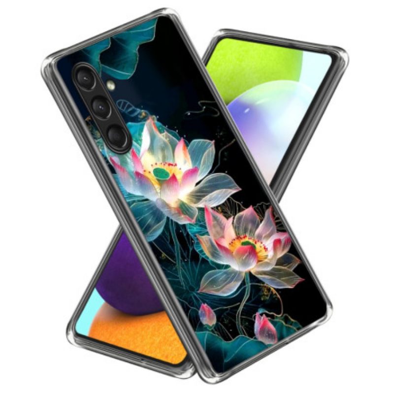 Hülle Samsung Galaxy A16 5g Handyhülle Silikonblumen