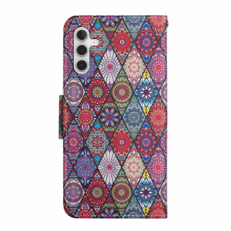 Lederhüllen Für Samsung Galaxy A16 5g Kaleidoskopmuster