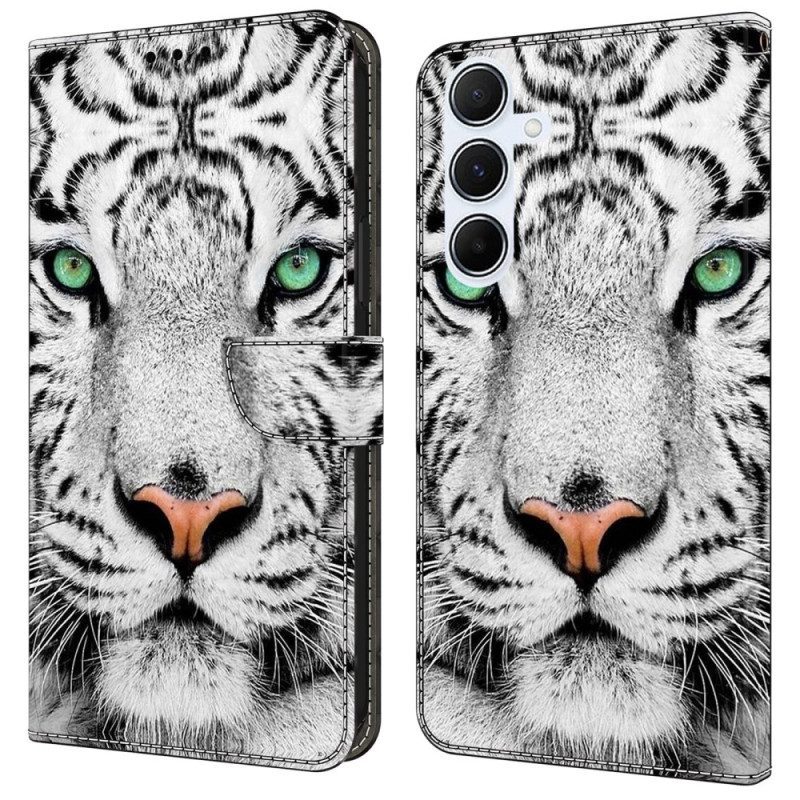 Lederhüllen Für Samsung Galaxy A16 5g Tiger