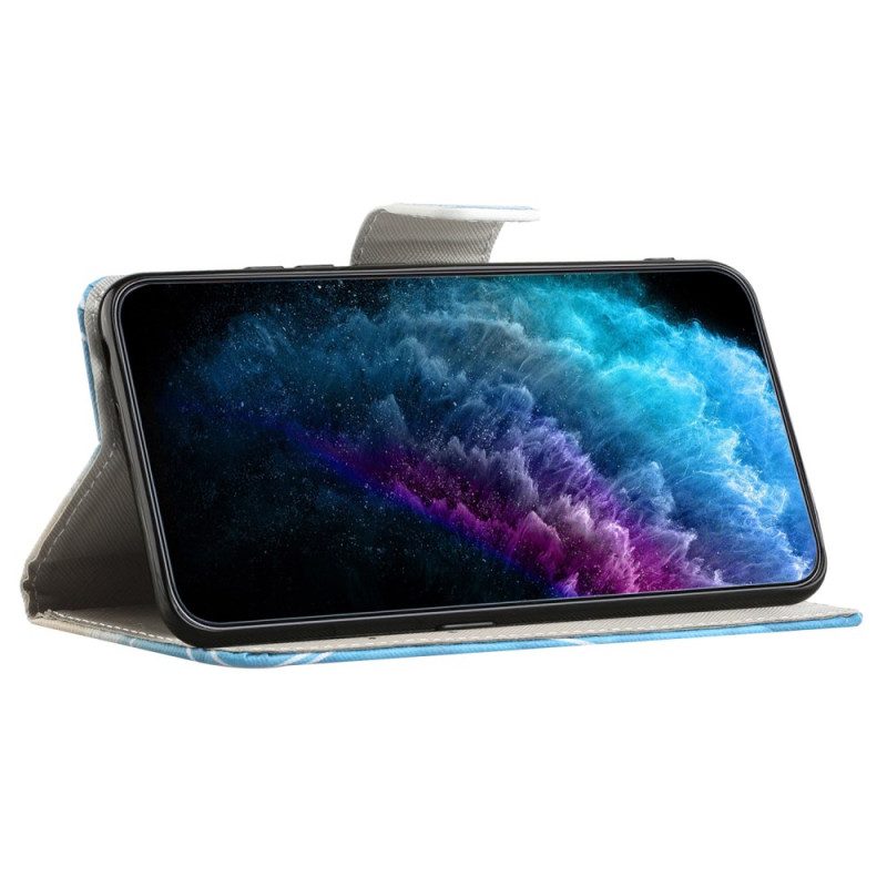 Lederhüllen Samsung Galaxy A16 5g Handyhülle Schmetterlingsmuster