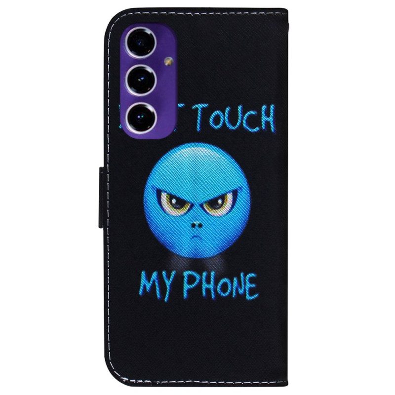 Lederhüllen Samsung Galaxy A16 5g Handyhülle Telefon-emoji