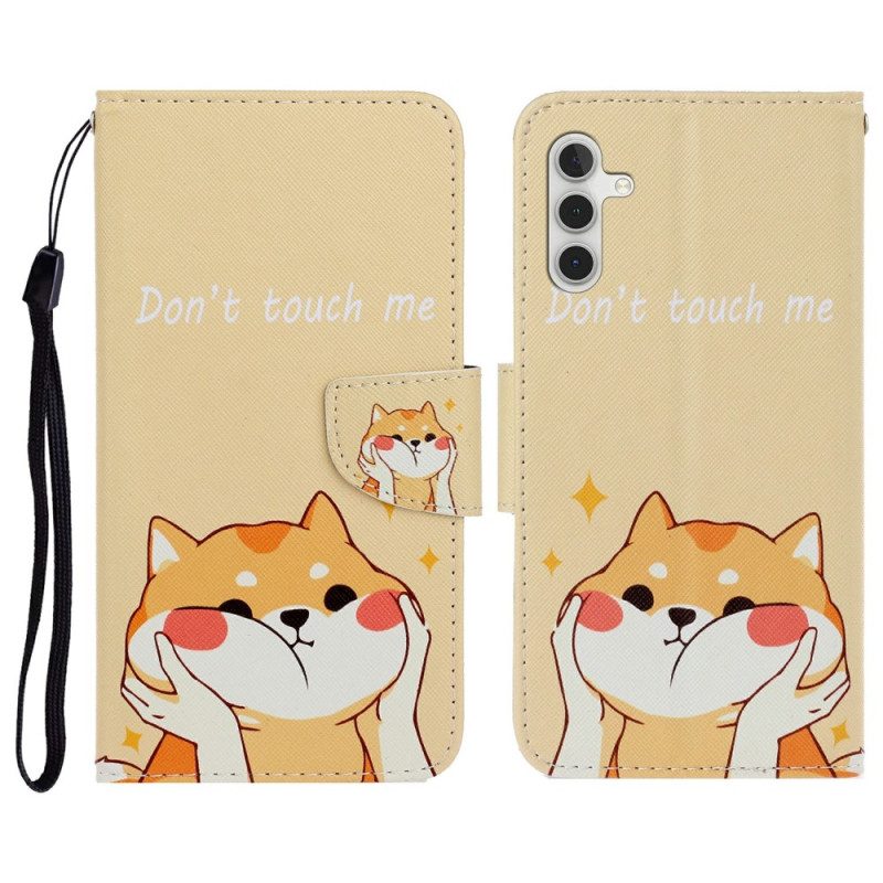 Lederhüllen Samsung Galaxy A16 5g Shiba Inu