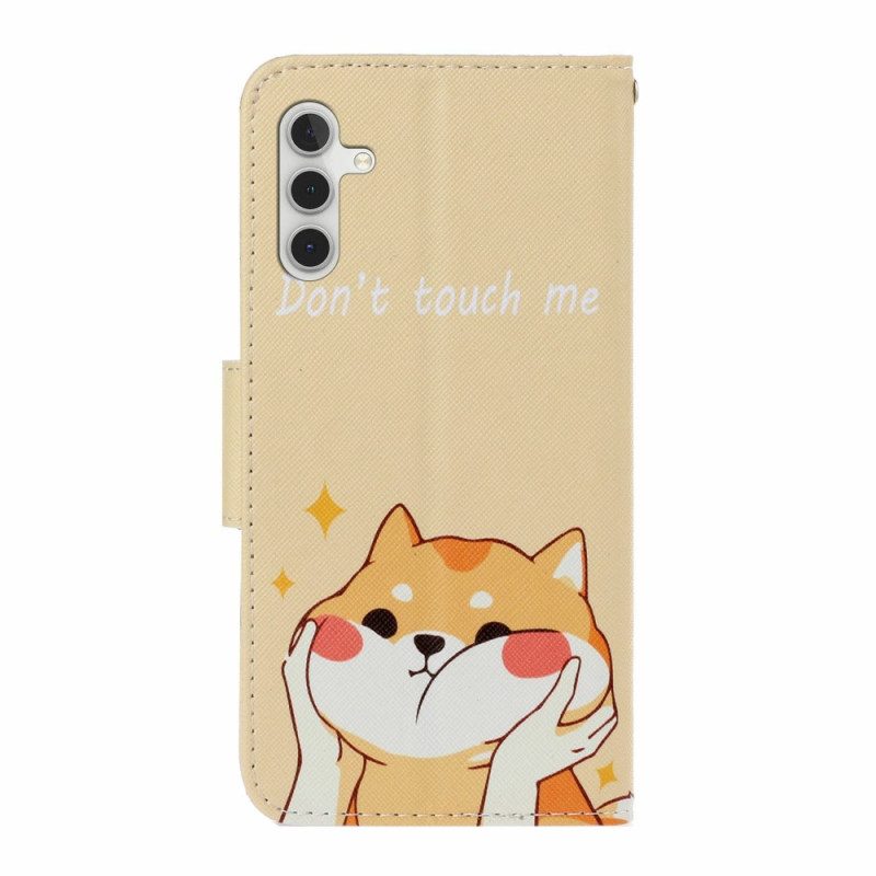 Lederhüllen Samsung Galaxy A16 5g Shiba Inu