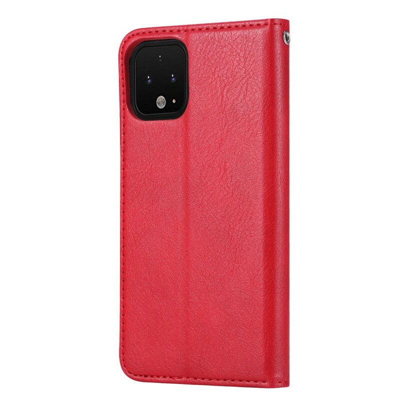 Schutzhülle Für Google Pixel 4 Flip Case Kartenhalter Aus Kunstleder