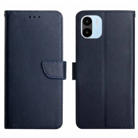 Flip Case Für Xiaomi Redmi A1 Echtes Nappaleder