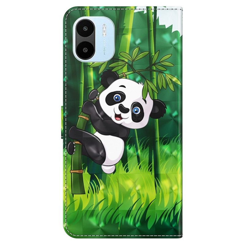 Flip Case Für Xiaomi Redmi A1 Panda Und Bambus