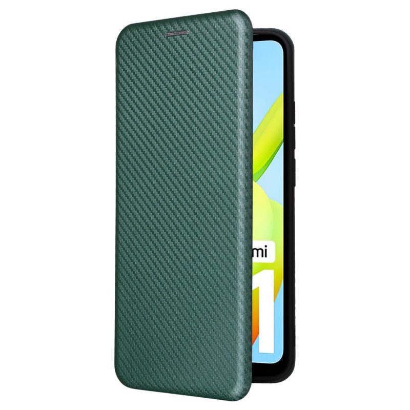 Schutzhülle Für Xiaomi Redmi A1 Flip Case Kohlefaser