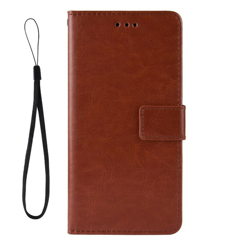 Flip Case Für Asus Zenfone 8 Auffälliges Kunstleder