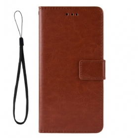 Flip Case Für Asus Zenfone 8 Auffälliges Kunstleder