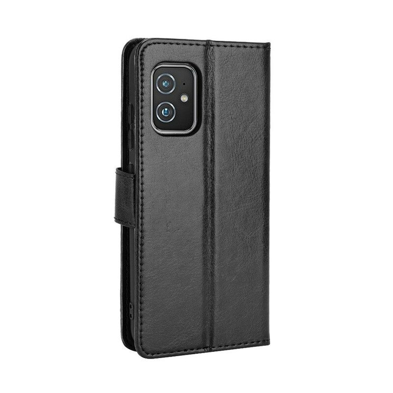 Flip Case Für Asus Zenfone 8 Auffälliges Kunstleder