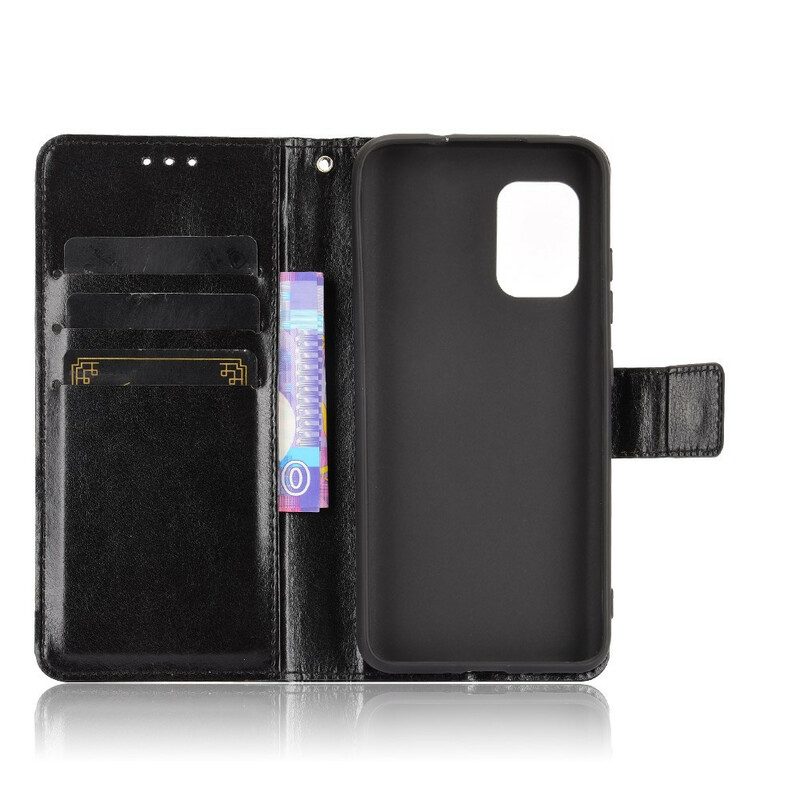 Flip Case Für Asus Zenfone 8 Auffälliges Kunstleder