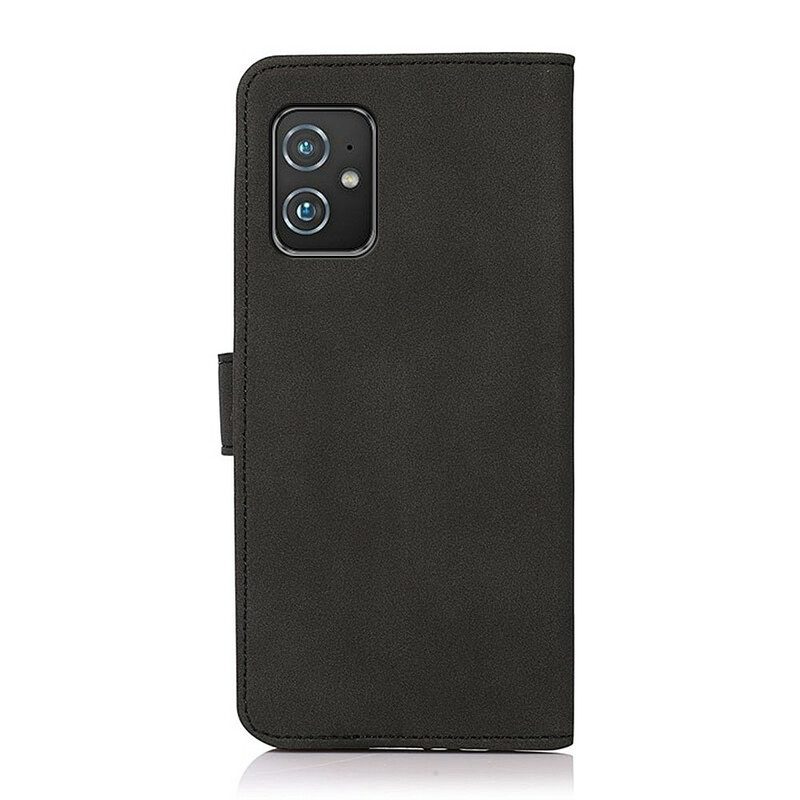 Flip Case Für Asus Zenfone 8 Khazneh Modischer Ledereffekt