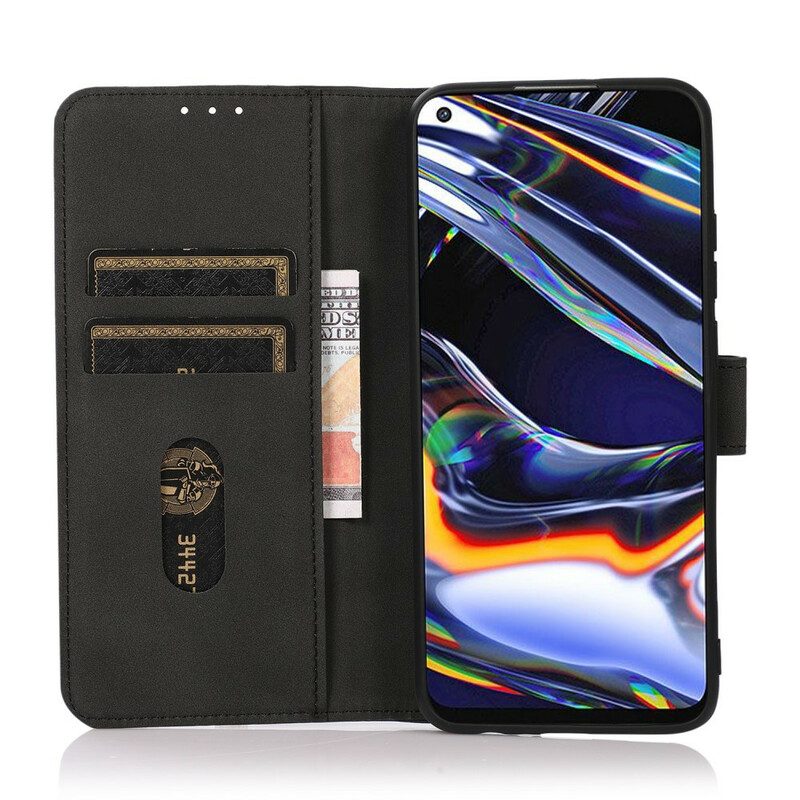 Flip Case Für Asus Zenfone 8 Khazneh Modischer Ledereffekt