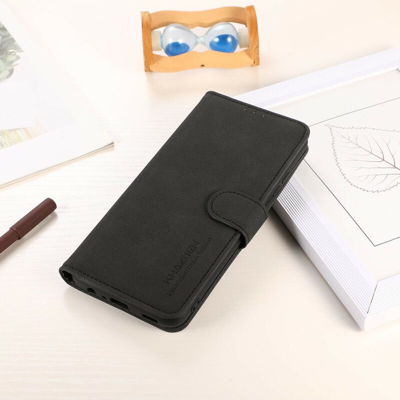 Flip Case Für Asus Zenfone 8 Khazneh Modischer Ledereffekt