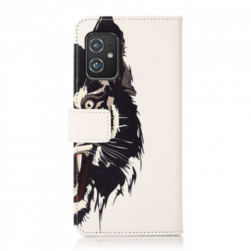 Flip Case Für Asus Zenfone 8 Wilder Tiger