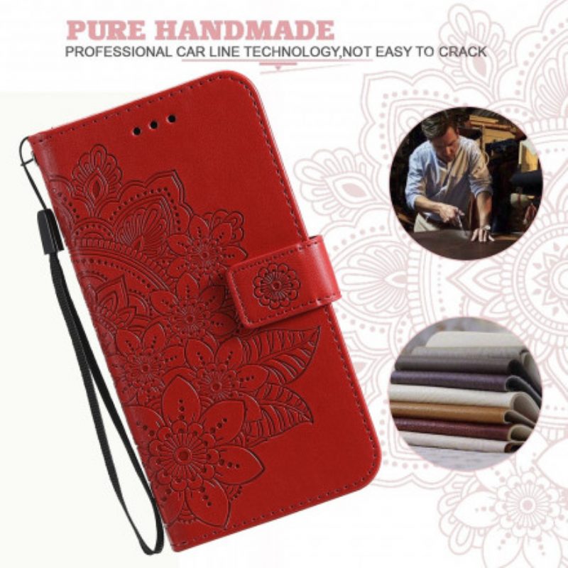 Flip Case Für Oppo A94 5G Blumen-mandala