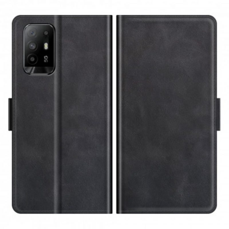 Flip Case Für Oppo A94 5G Flip Case Doppelte Klappe