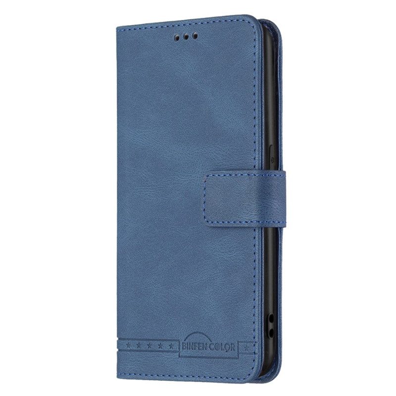 Flip Case Für Oppo A94 5G Kunstleder