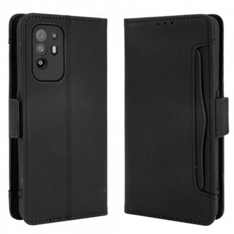 Flip Case Für Oppo A94 5G Multi-card Premier Class