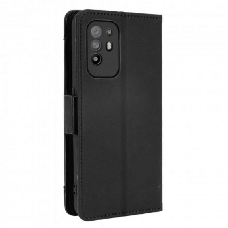 Flip Case Für Oppo A94 5G Multi-card Premier Class