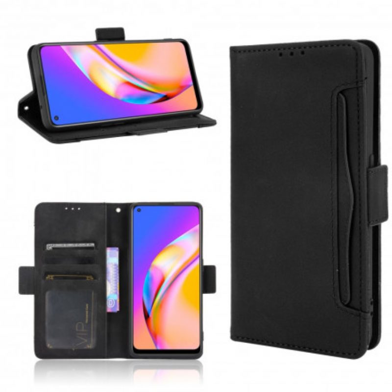 Flip Case Für Oppo A94 5G Multi-card Premier Class