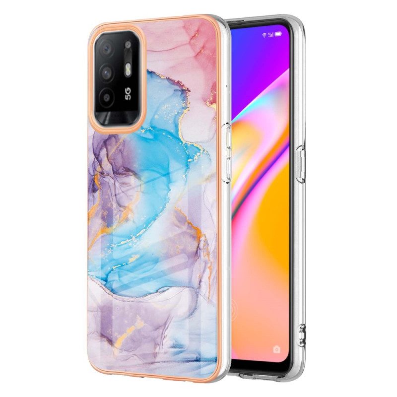 Handyhülle Für Oppo A94 5G Pastellmarmor