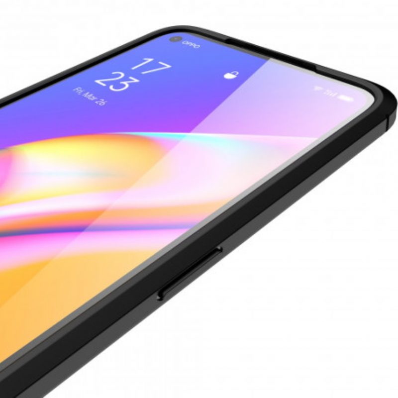 Hülle Für Oppo A94 5G Litchi-ledereffekt