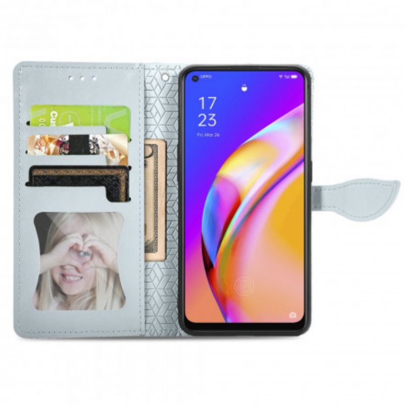 Lederhüllen Für Oppo A94 5G Stammesblätter