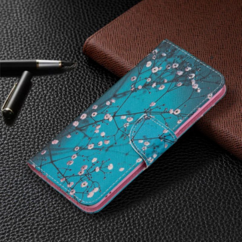 Schutzhülle Für Oppo A94 5G Flip Case Blühende Zweige