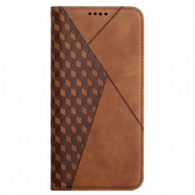 Schutzhülle Für Oppo A94 5G Flip Case Kubischer Skin-touch-stil