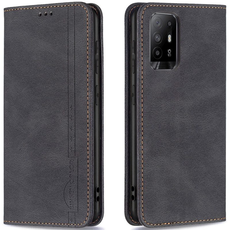 Schutzhülle Für Oppo A94 5G Flip Case Kunstleder