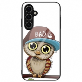 Hülle Für Samsung Galaxy S24 Fe Bad Owl Gehärtetes Glas