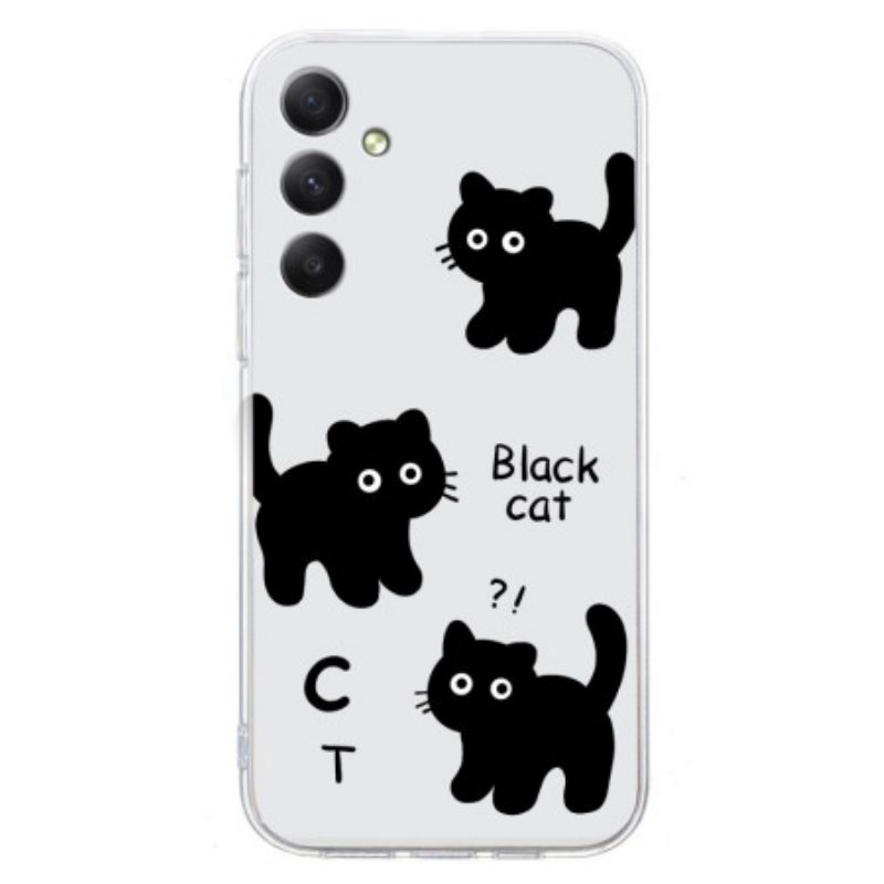 Hülle Für Samsung Galaxy S24 Fe Schwarze Katze