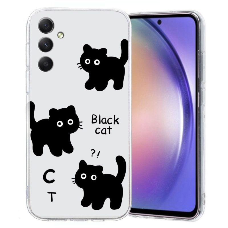 Hülle Für Samsung Galaxy S24 Fe Schwarze Katze