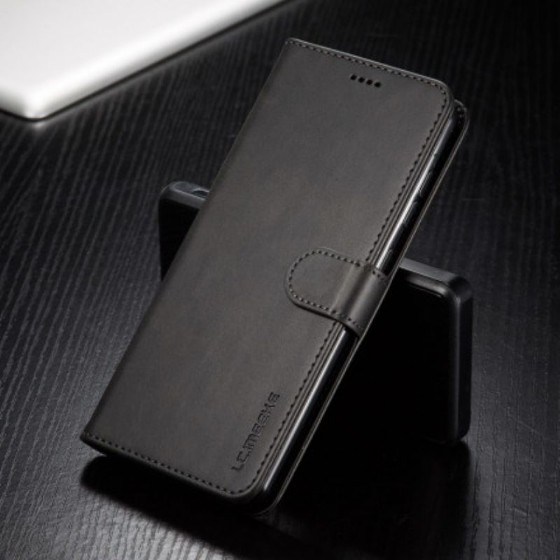 Flip Case Für Samsung Galaxy A71 5G Lc.imeeke Ledereffekt