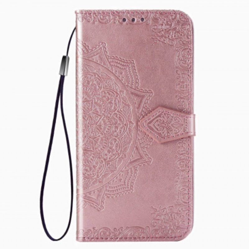 Flip Case Für Samsung Galaxy A71 5G Mandala-mittelalter