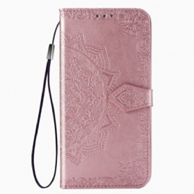 Flip Case Für Samsung Galaxy A71 5G Mandala-mittelalter