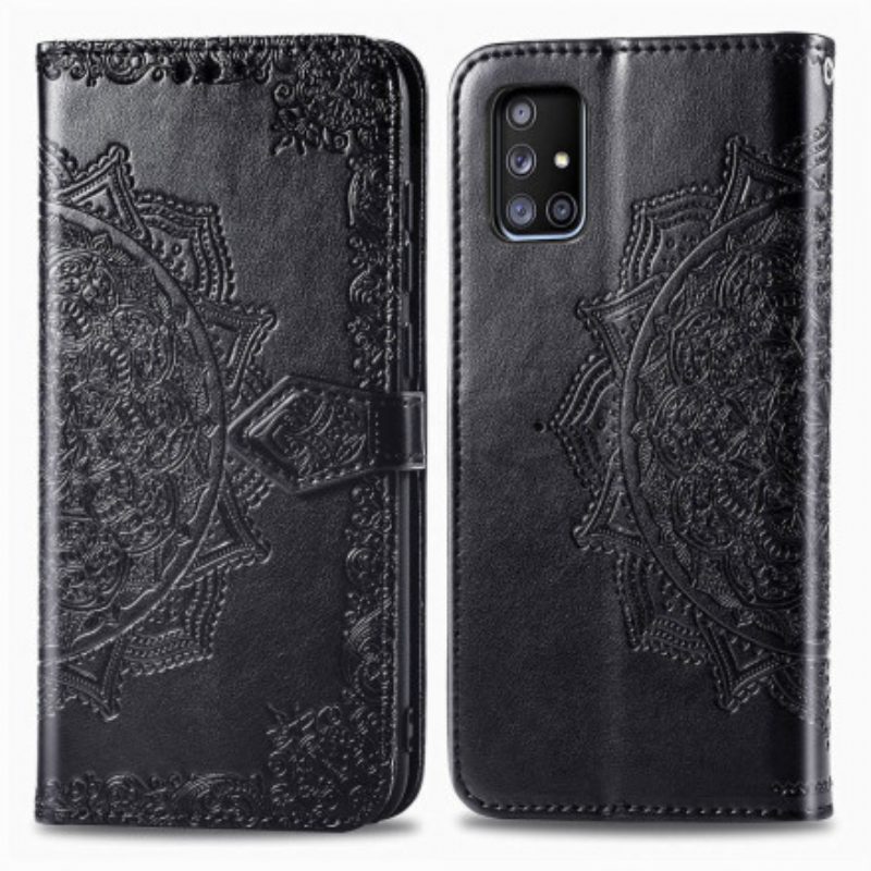 Flip Case Für Samsung Galaxy A71 5G Mandala-mittelalter